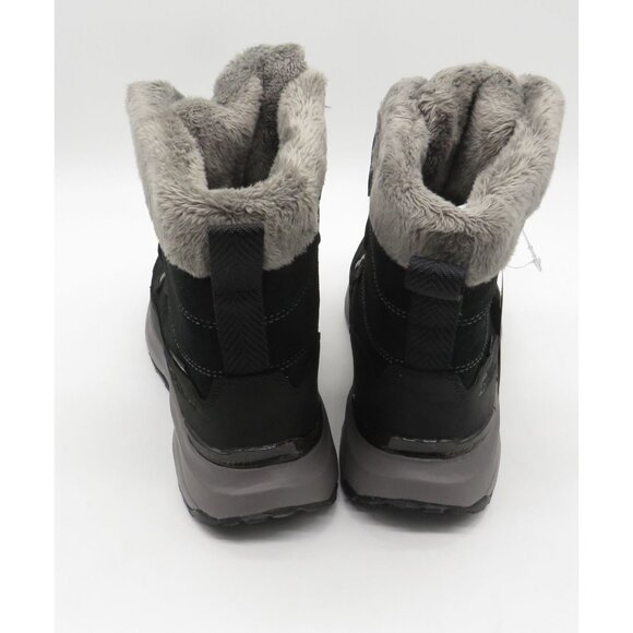 Jack Wolfskin Texapore Winter Boots Womens  6 Black Faux Fur Lined Waterproof NW - Picture 5 of 9